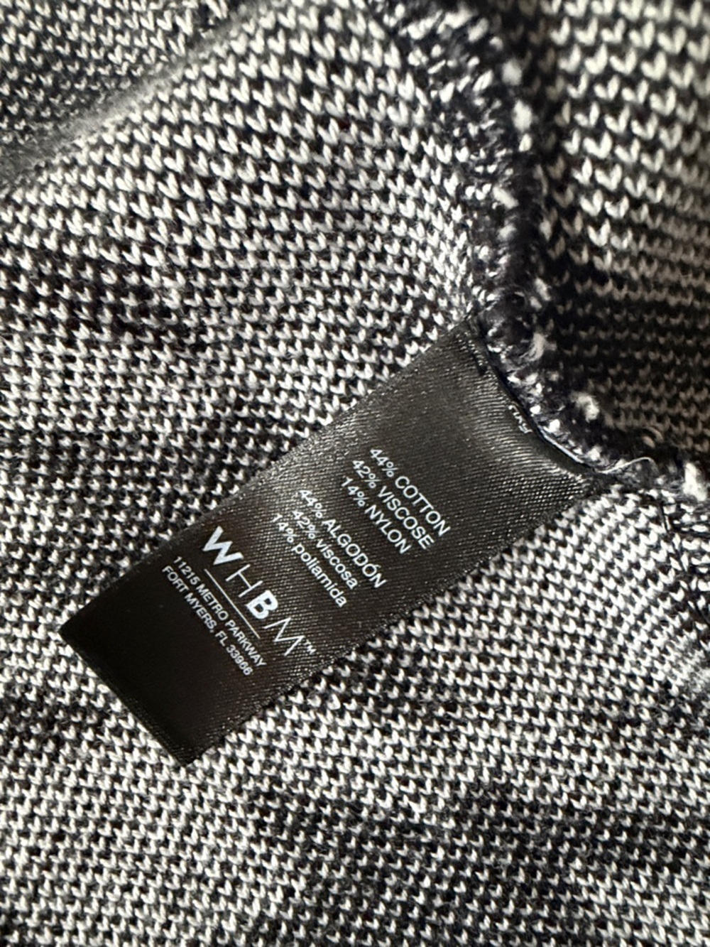 White House Black Market Black & White Houndstooth Double-Breasted Blazer Small - Picture 6 of 8
